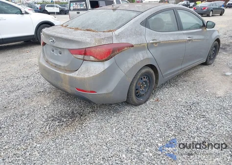 2016 Hyundai Elantra Se из США, поврежденный, VIN KMHDH4AE3GU523605